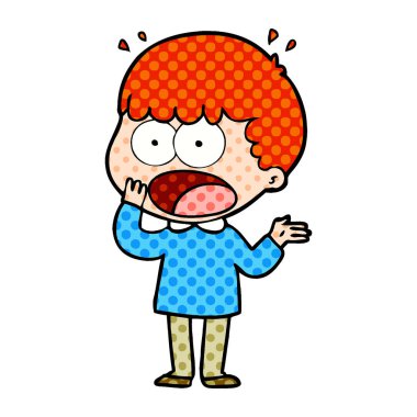 nefes nefese şok adam çizgi film