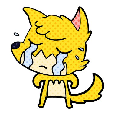 Çizgi film karakterinin vektör çizimi