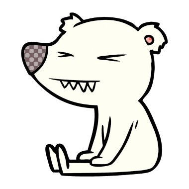 kızgın kutup ayısı karikatür