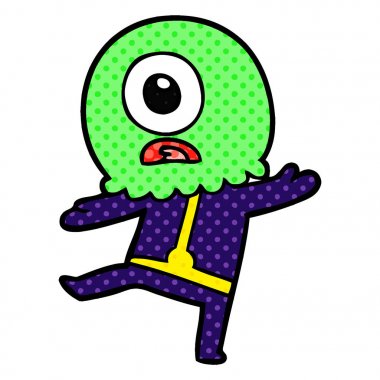 çizgi film Tepegöz'ü yabancı uzay adamı