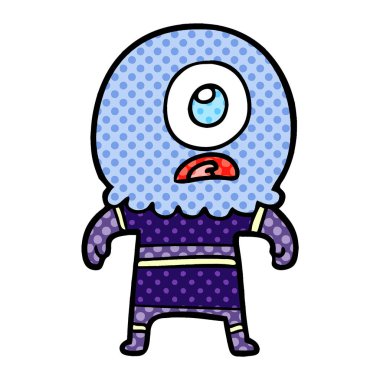 çizgi film Tepegöz'ü yabancı uzay adamı