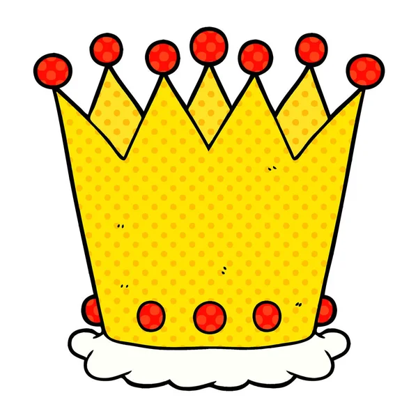 Векторная Иллюстрация Короны Мультфильма — стоковый вектор