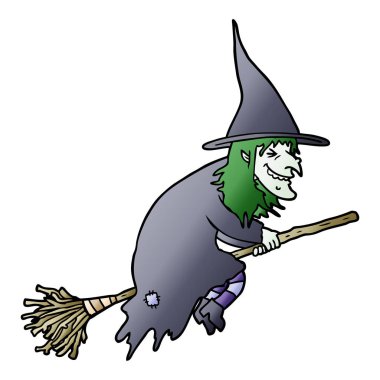 süpürge cadı çizgi film