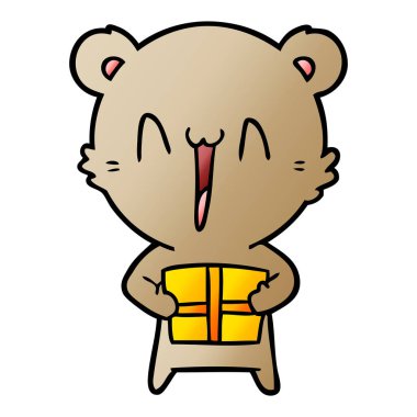 mutlu ayı ile hediye çizgi film