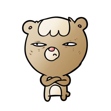 silah ile karikatür rahatsız ayı geçti