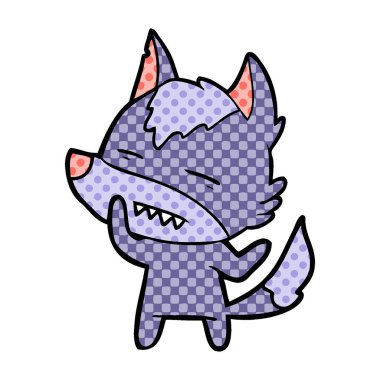 Kurt gösteren diş çizgi film