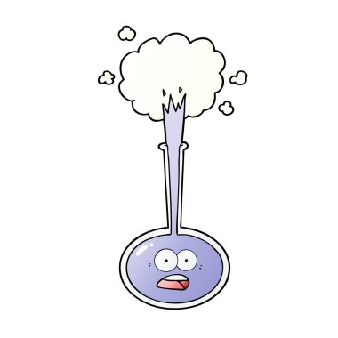 vektör çizim karikatür bilim kaza