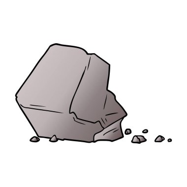 vektör çizim karikatür kaya