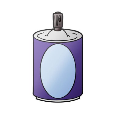 çizgi film sprey sprey kutusu