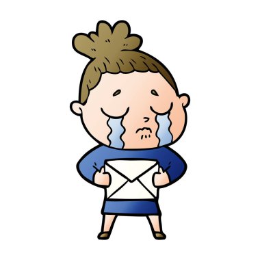 vektör çizim ayı ağlıyor çizgi film