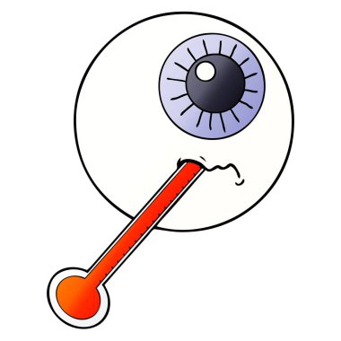 vektör çizim karikatür göz küresi