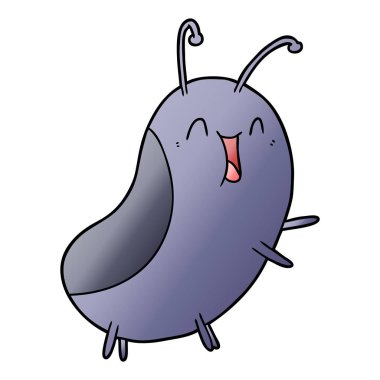 vektör çizim karikatür mutlu hata