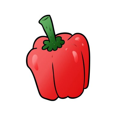 çizgi film taze organik biber