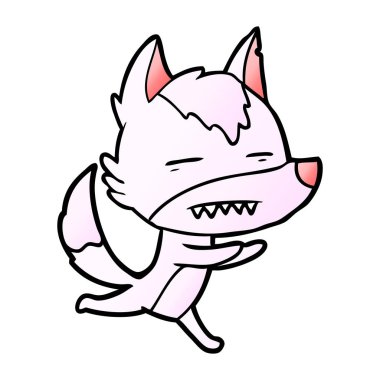 Kurt gösteren diş çizgi film