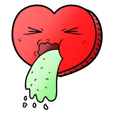 çizgi film aşk hasta kalp