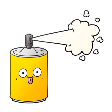 çizgi film sprey sprey kutusu