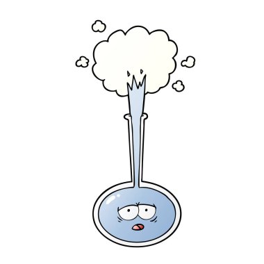 yorgun bilimsel deney çizgi film