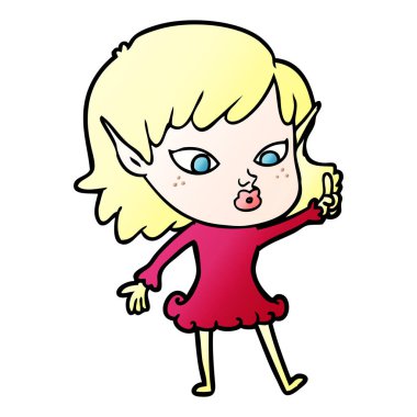 güzel çizgi film elf kızı