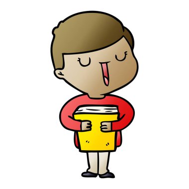 adlı kitabında hakkında konuşuyor karikatür mutlu çocuk