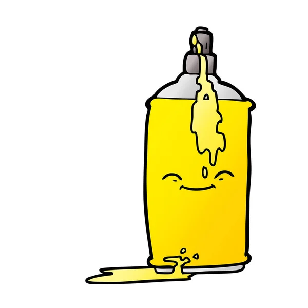 Kreskówka Spray Paint Można — Wektor stockowy