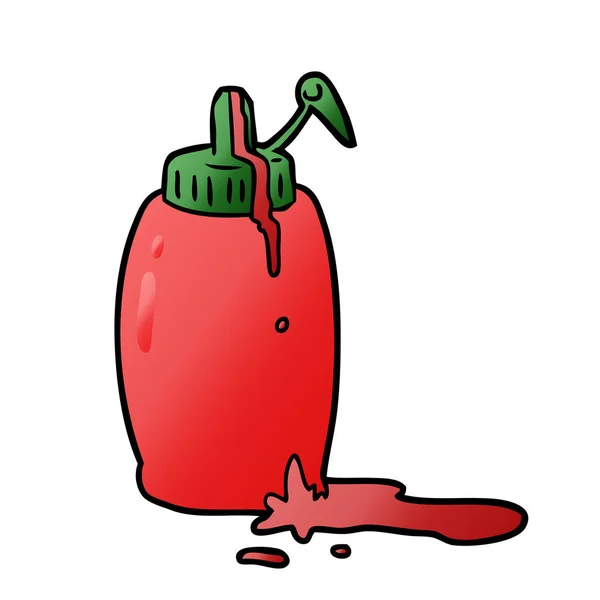 Ilustração Vetorial Tomate Cartoon — Vetor de Stock