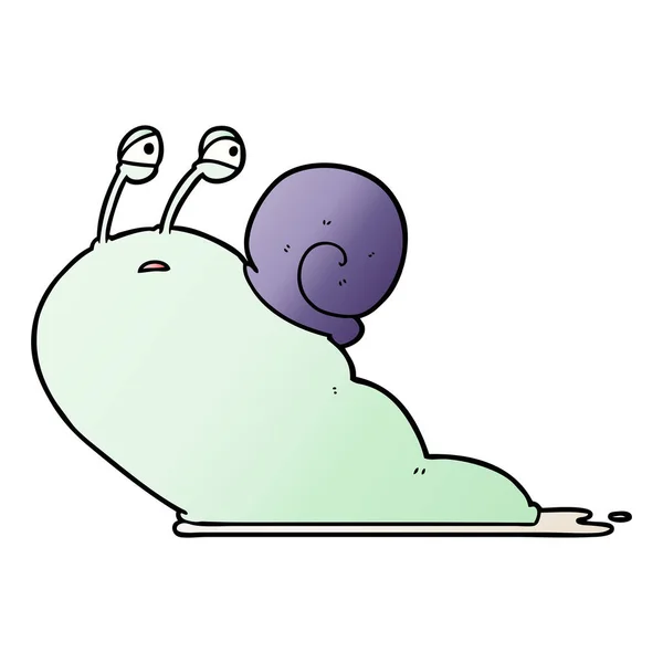 Vektör Çizim Karikatür Slug — Stok Vektör