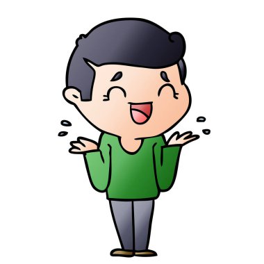 vektör çizim karikatür dostum karışık