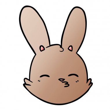 karikatür tavşan yüzü dikkate alınarak
