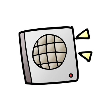 vektör çizim karikatür hoparlör