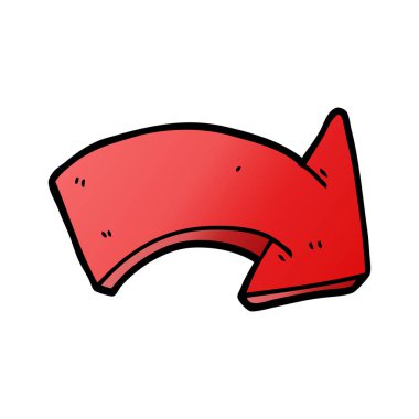 çizgi işaretli ok işareti