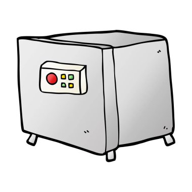 vektör çizim karikatür güvenli