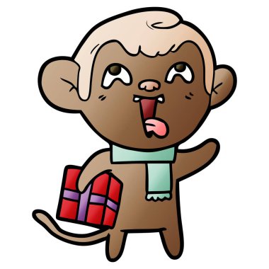 Noel hediyesi maymunla deli çizgi film