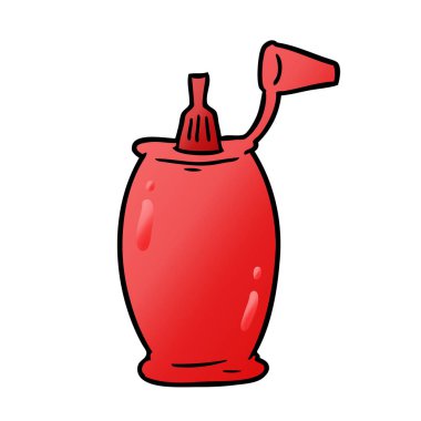 vektör çizim karikatür domates