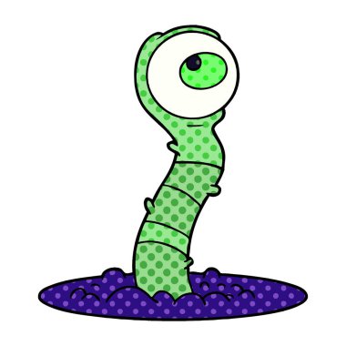 çizgi film uzaylı bataklık canavarı