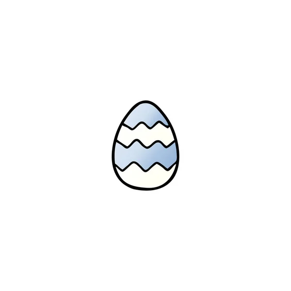 Мультяшное Пасхальное Яйцо — стоковый вектор