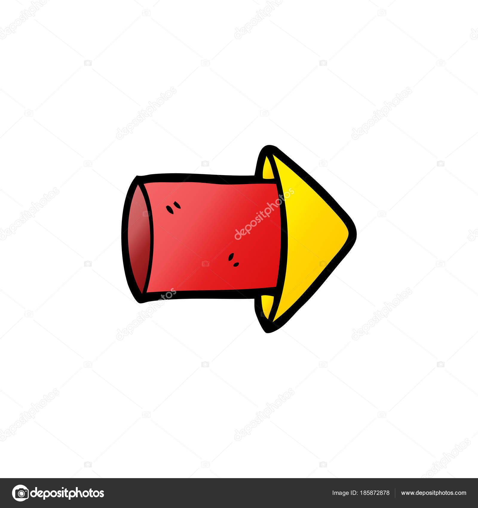 Vector Illustration Cartoon Firework — Stock Vector