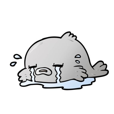 Çizgi film balıklarının vektör çizimi