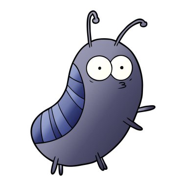 çizgi film böceği vektör çizim