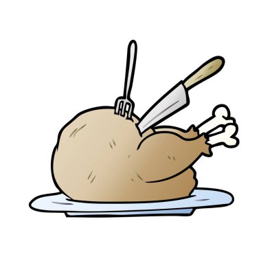 oyulmuş Türkiye pişmiş çizgi film