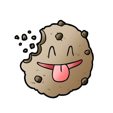 vektör çizim karikatür tanımlama bilgisi