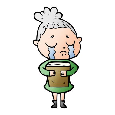 vektör çizim ayı ağlıyor çizgi film