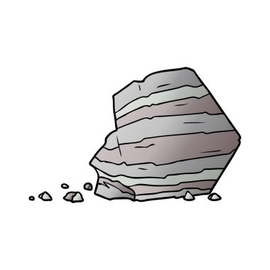 vektör çizim karikatür kaya