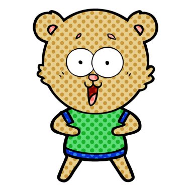 Ayıcık çizgi film gülüyor