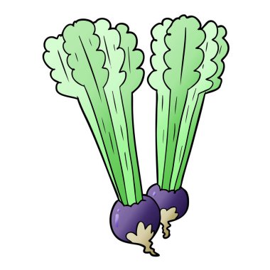 vektör çizim karikatür beetroots