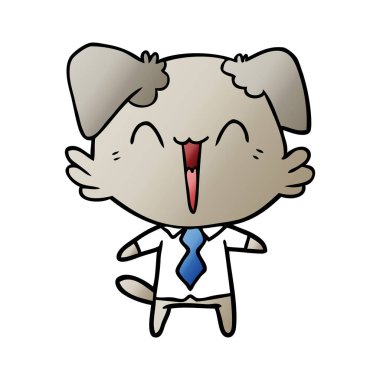 mutlu ofis köpek çizgi film