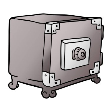 vektör çizim karikatür güvenli