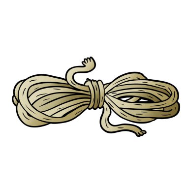 vektör çizim karikatür ip