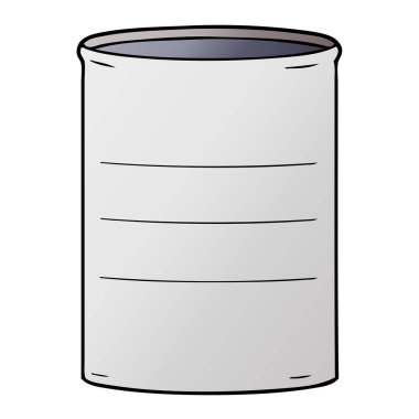 vektör çizim karikatür petrol davul