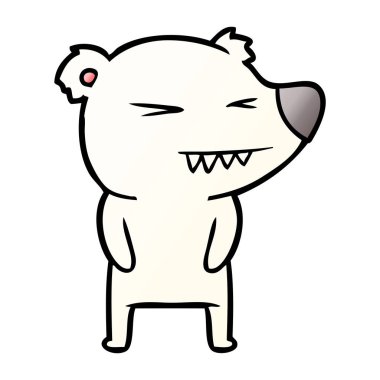 kızgın kutup ayısı karikatür