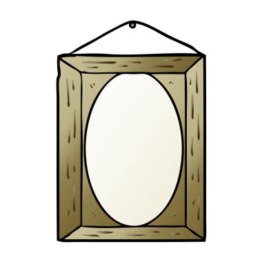 vektör çizim karikatür resim çerçevesi